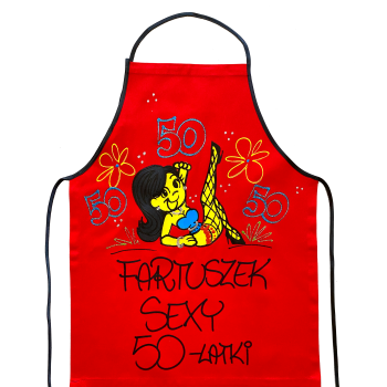 [Fb06-50] Fartuszek bawełniany FARTUSZEK SEXY 50 latki